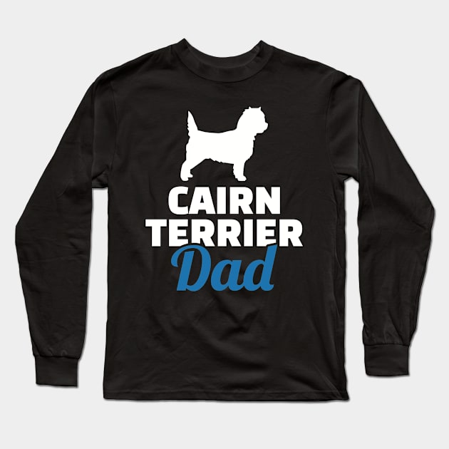 Cairn Terrier Dad Long Sleeve T-Shirt by Designzz